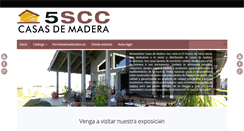 Desktop Screenshot of casasdemadera5scc.com